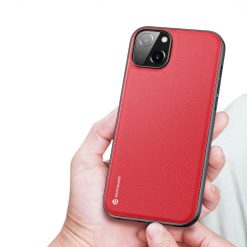 Kryty na mobil | Zadný kryt Dux Ducis Fino červený – Apple iPhone 14 Plus | Kryty na mobil