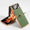 Kryty na mobil | Kryt GKK Fashion Ring case modrý – Samsung Galaxy Z Flip 4 | Kryty na mobil