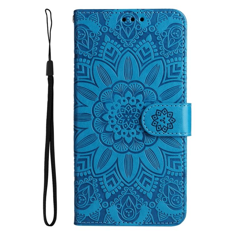 Peňaženkové puzdro Embossing Pattern Slnečnica modré – Apple iPhone 14 Plus | Kryty na mobil Kryty na mobil | Peňaženkové puzdro Embossing Pattern Slnečnica modré – Apple iPhone 14 Plus | Kryty na mobil