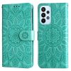 Kryty na mobil | Peňaženkové puzdro Embossing Pattern Slnečnica ružové – Samsung Galaxy A23 5G / M23 | Kryty na mobil