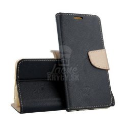Kryty na mobil | Peňaženkové puzdro Fancy Book čierno-zlaté – Apple iPhone 14 Pro | Kryty na mobil