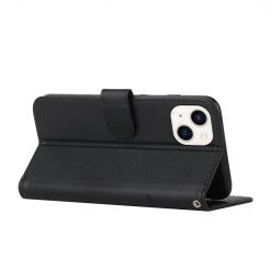 Peňaženkové puzdro Quilted case čierne – Apple iPhone 14 | Kryty na mobil Kryty na mobil | Peňaženkové puzdro Quilted case čierne – Apple iPhone 14 | Kryty na mobil