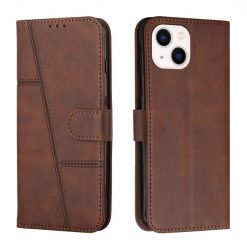 Kryty na mobil | Peňaženkové puzdro Quilted case hnedé – Apple iPhone 14 Plus | Kryty na mobil