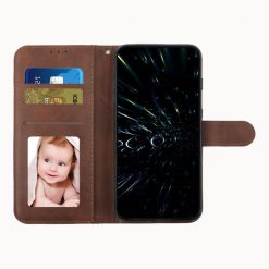 Kryty na mobil | Peňaženkové puzdro Quilted case hnedé – Apple iPhone 14 Pro | Kryty na mobil