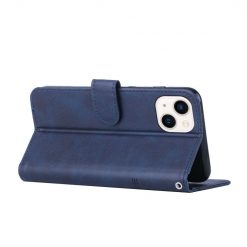 Kryty na mobil | Peňaženkové puzdro Quilted case modré – Apple iPhone 14 Plus | Kryty na mobil