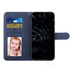 Kryty na mobil | Peňaženkové puzdro Quilted case modré – Apple iPhone 14 Pro Max | Kryty na mobil