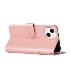 Kryty na mobil | Peňaženkové puzdro Quilted case ružové – Apple iPhone 14 Plus | Kryty na mobil