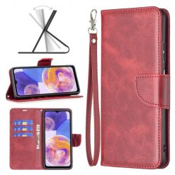 Peňaženkové puzdro Retro Lambskin červené – Samsung Galaxy A23 5G | Kryty na mobil Kryty na mobil | Peňaženkové puzdro Retro Lambskin červené – Samsung Galaxy A23 5G | Kryty na mobil