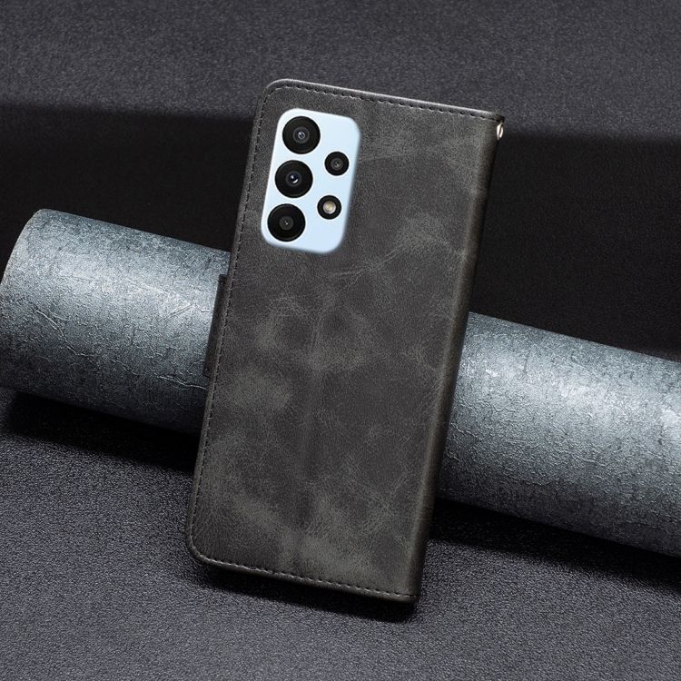 Peňaženkové puzdro Retro Lambskin čierne – Samsung Galaxy A23 5G | Kryty na mobil Kryty na mobil | Peňaženkové puzdro Retro Lambskin čierne – Samsung Galaxy A23 5G | Kryty na mobil