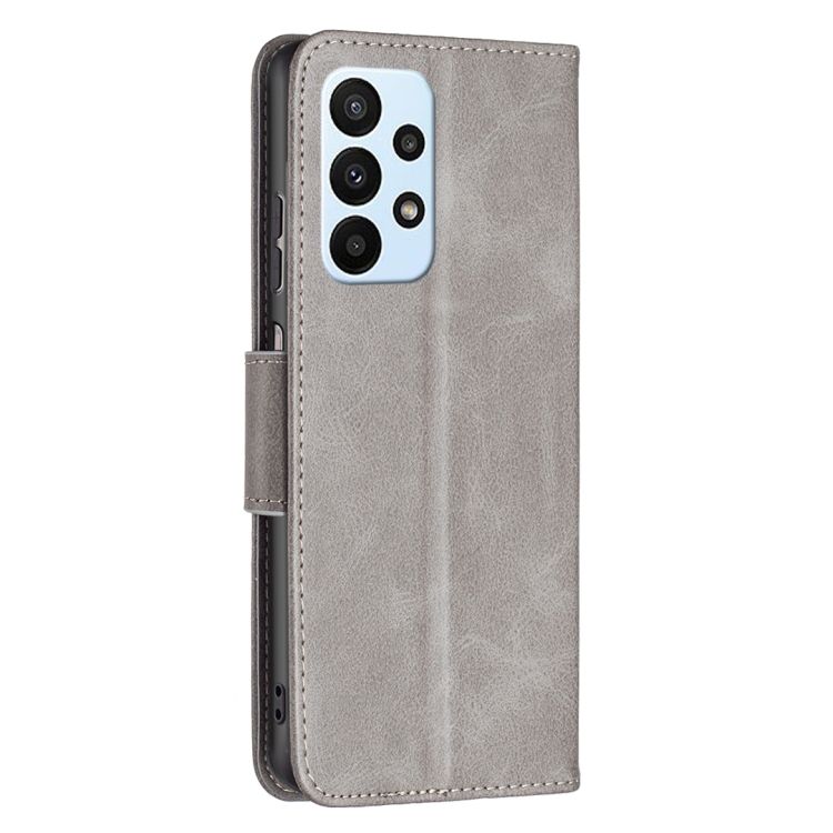 Peňaženkové puzdro Retro Lambskin sivé – Samsung Galaxy A23 5G | Kryty na mobil Kryty na mobil | Peňaženkové puzdro Retro Lambskin sivé – Samsung Galaxy A23 5G | Kryty na mobil