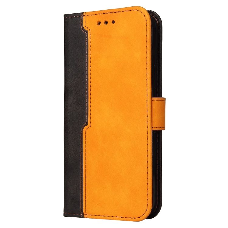 Peňaženkové puzdro Stitching čierno-oranžové – Apple iPhone 14 Pro | Kryty na mobil Kryty na mobil | Peňaženkové puzdro Stitching čierno-oranžové – Apple iPhone 14 Pro | Kryty na mobil