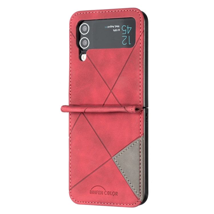 Kryt Rhombus červený – Samsung Galaxy Z Flip 4 | Kryty na mobil Kryty na mobil | Kryt Rhombus červený – Samsung Galaxy Z Flip 4 | Kryty na mobil