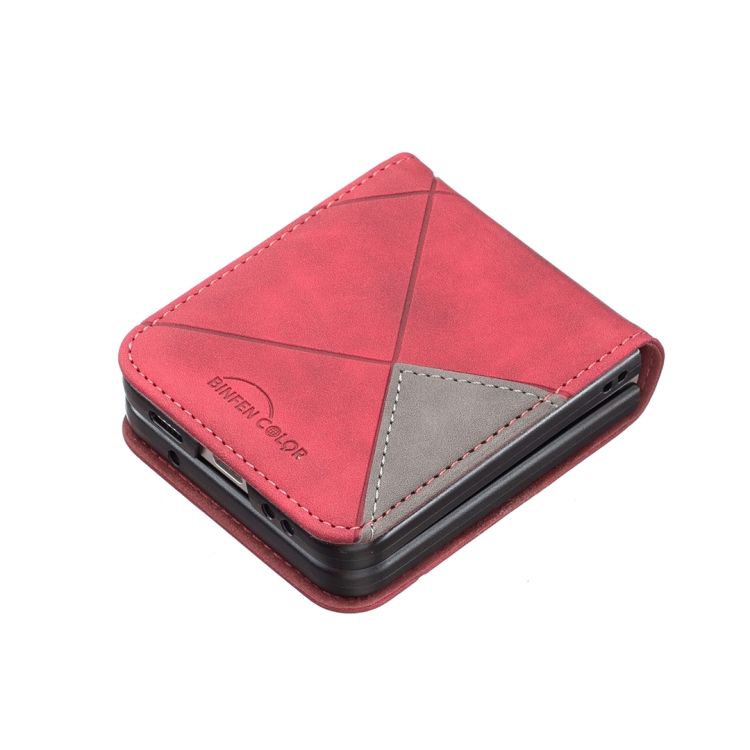 Kryt Rhombus červený – Samsung Galaxy Z Flip 4 | Kryty na mobil Kryty na mobil | Kryt Rhombus červený – Samsung Galaxy Z Flip 4 | Kryty na mobil