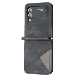 Kryt Rhombus čierny – Samsung Galaxy Z Flip 4