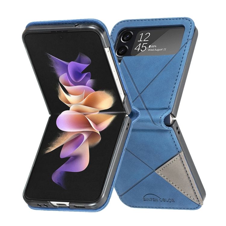 Kryt Rhombus modrý – Samsung Galaxy Z Flip 4 | Kryty na mobil Kryty na mobil | Kryt Rhombus modrý – Samsung Galaxy Z Flip 4 | Kryty na mobil