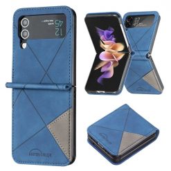 Kryt Rhombus modrý – Samsung Galaxy Z Flip 4 | Kryty na mobil Kryty na mobil | Kryt Rhombus modrý – Samsung Galaxy Z Flip 4 | Kryty na mobil
