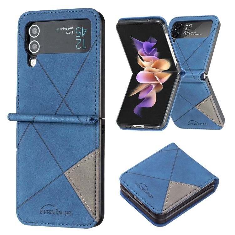 Kryt Rhombus modrý – Samsung Galaxy Z Flip 4 | Kryty na mobil Kryty na mobil | Kryt Rhombus modrý – Samsung Galaxy Z Flip 4 | Kryty na mobil