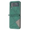 Kryty na mobil | Kryt Rhombus hnedý – Samsung Galaxy Z Flip 4 | Kryty na mobil