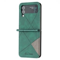 Kryt Rhombus zelený – Samsung Galaxy Z Flip 4