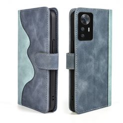Kryty na mobil | Peňaženkové puzdro Dual Wavy Case modré – Xiaomi 12T / 12T Pro | Kryty na mobil