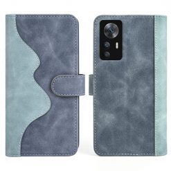 Kryty na mobil | Peňaženkové puzdro Dual Wavy Case modré – Xiaomi 12T / 12T Pro | Kryty na mobil