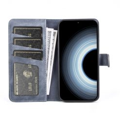 Kryty na mobil | Peňaženkové puzdro Dual Wavy Case modré – Xiaomi 12T / 12T Pro | Kryty na mobil