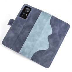 Kryty na mobil | Peňaženkové puzdro Dual Wavy Case modré – Xiaomi 12T / 12T Pro | Kryty na mobil