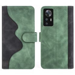 Kryty na mobil | Peňaženkové puzdro Dual Wavy Case zelené – Xiaomi 12T / 12T Pro | Kryty na mobil