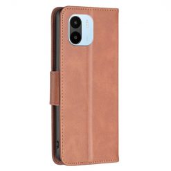 Kryty na mobil | Peňaženkové puzdro Retro Lambskin hnedé – Xiaomi Redmi A1 / A2 | Kryty na mobil