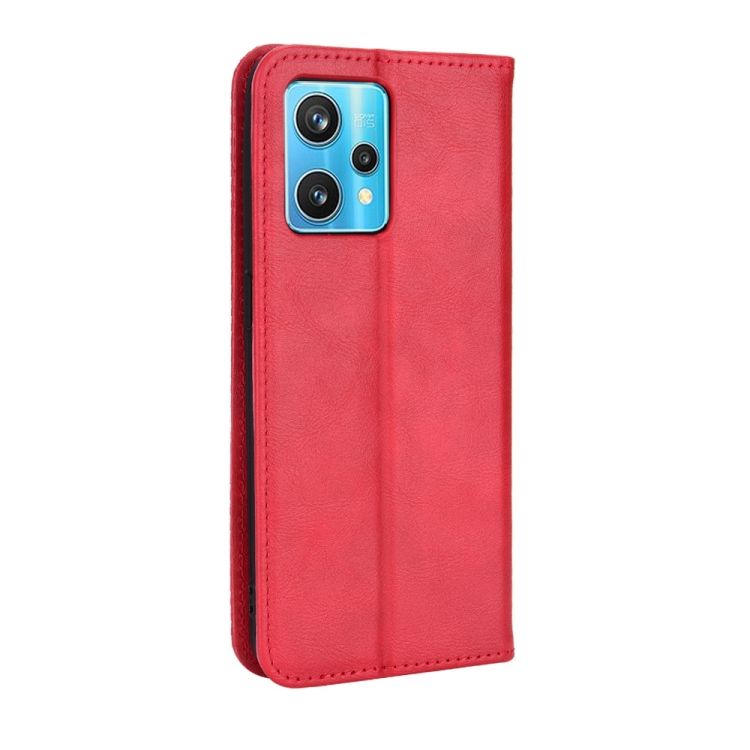 Peňaženkové puzdro Retro Leather červené – Realme 9 (4G) / 9 Pro+ | Kryty na mobil Kryty na mobil | Peňaženkové puzdro Retro Leather červené – Realme 9 (4G) / 9 Pro+ | Kryty na mobil