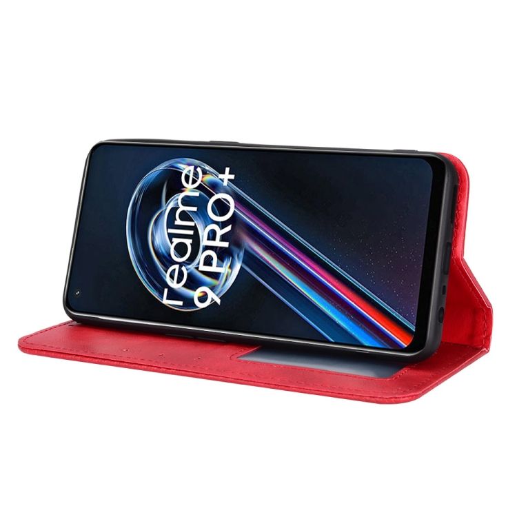 Peňaženkové puzdro Retro Leather červené – Realme 9 (4G) / 9 Pro+ | Kryty na mobil Kryty na mobil | Peňaženkové puzdro Retro Leather červené – Realme 9 (4G) / 9 Pro+ | Kryty na mobil