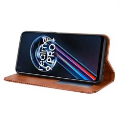 Kryty na mobil | Peňaženkové puzdro Retro Leather hnedé – Realme 9 (4G) / 9 Pro+ | Kryty na mobil