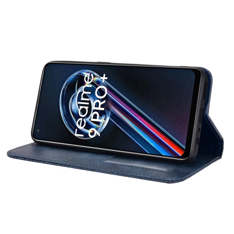 Peňaženkové puzdro Retro Leather modré – Realme 9 (4G) / 9 Pro+ | Kryty na mobil Kryty na mobil | Peňaženkové puzdro Retro Leather modré – Realme 9 (4G) / 9 Pro+ | Kryty na mobil
