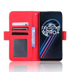 Kryty na mobil | Peňaženkové puzdro Slots case červené – Realme 9 (4G) / 9 Pro+ | Kryty na mobil