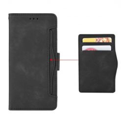 Kryty na mobil | Peňaženkové puzdro Slots case čierne – Realme 9 (4G) / 9 Pro+ | Kryty na mobil