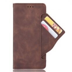 Peňaženkové puzdro Slots case hnedé – Realme 9 (4G) / 9 Pro+