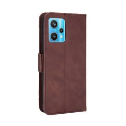 Kryty na mobil | Peňaženkové puzdro Slots case hnedé – Realme 9 (4G) / 9 Pro+ | Kryty na mobil