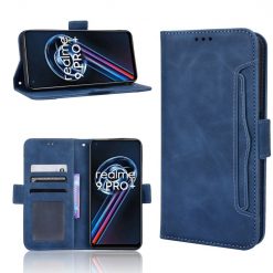 Kryty na mobil | Peňaženkové puzdro Slots case modré – Realme 9 (4G) / 9 Pro+ | Kryty na mobil