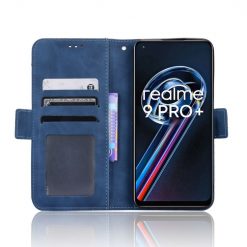 Kryty na mobil | Peňaženkové puzdro Slots case modré – Realme 9 (4G) / 9 Pro+ | Kryty na mobil