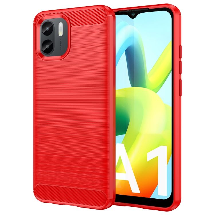 Zadný kryt Carbon červený – Xiaomi Redmi A1 / A2 | Kryty na mobil Kryty na mobil | Zadný kryt Carbon červený – Xiaomi Redmi A1 / A2 | Kryty na mobil