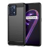 Kryty na mobil | Zadný kryt Carbon červený – Realme 9 (4G) / 9 Pro+ | Kryty na mobil