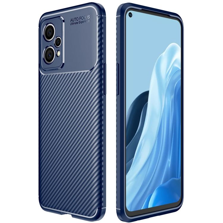 Zadný Kryt Carbon Fiber modrý – Realme 9 (4G) / 9 Pro+ | Kryty na mobil Kryty na mobil | Zadný Kryt Carbon Fiber modrý – Realme 9 (4G) / 9 Pro+ | Kryty na mobil