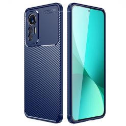 Kryty na mobil | Zadný Kryt Carbon Fiber modrý – Xiaomi 12 Lite | Kryty na mobil