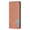 Kryty na mobil | Knižkové puzdro Rhombus sivé – Oppo A17 | Kryty na mobil