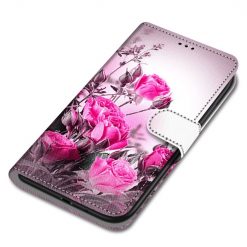 Kryty na mobil | Knižkové puzdro Trendy Cross case Divá ruža – Samsung Galaxy A22 5G | Kryty na mobil