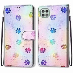 Knižkové puzdro Trendy Cross case Labky – Samsung Galaxy A22 5G | Kryty na mobil Kryty na mobil | Knižkové puzdro Trendy Cross case Labky – Samsung Galaxy A22 5G | Kryty na mobil