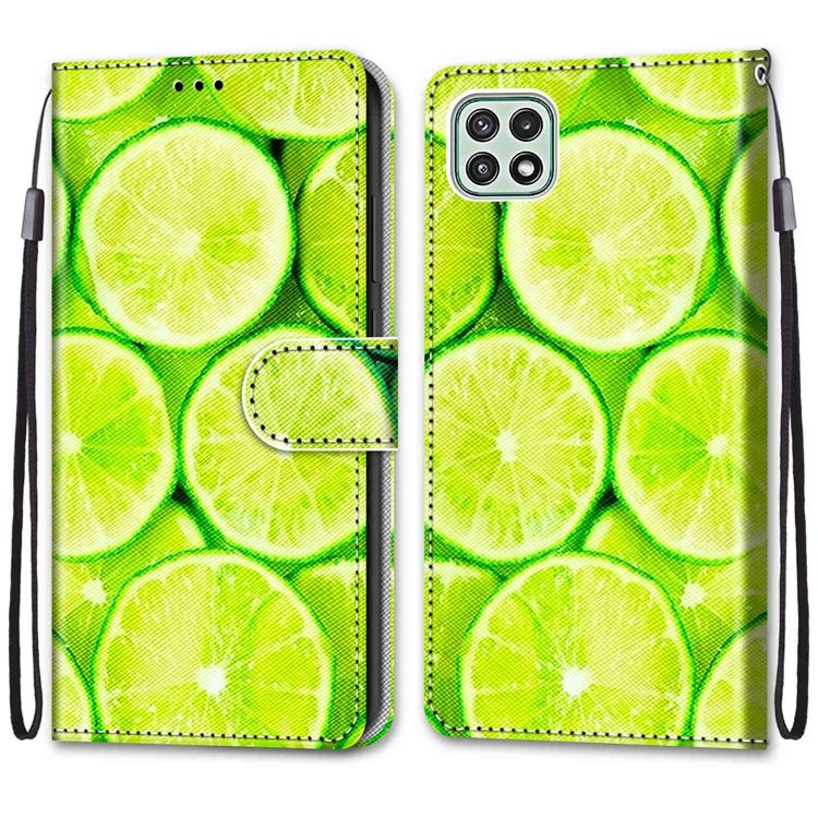Knižkové puzdro Trendy Cross case Limetka – Samsung Galaxy A22 5G | Kryty na mobil Kryty na mobil | Knižkové puzdro Trendy Cross case Limetka – Samsung Galaxy A22 5G | Kryty na mobil