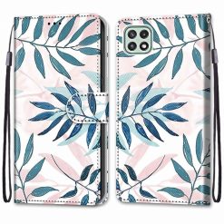 Knižkové puzdro Trendy Cross case Listy – Samsung Galaxy A22 5G | Kryty na mobil Kryty na mobil | Knižkové puzdro Trendy Cross case Listy – Samsung Galaxy A22 5G | Kryty na mobil