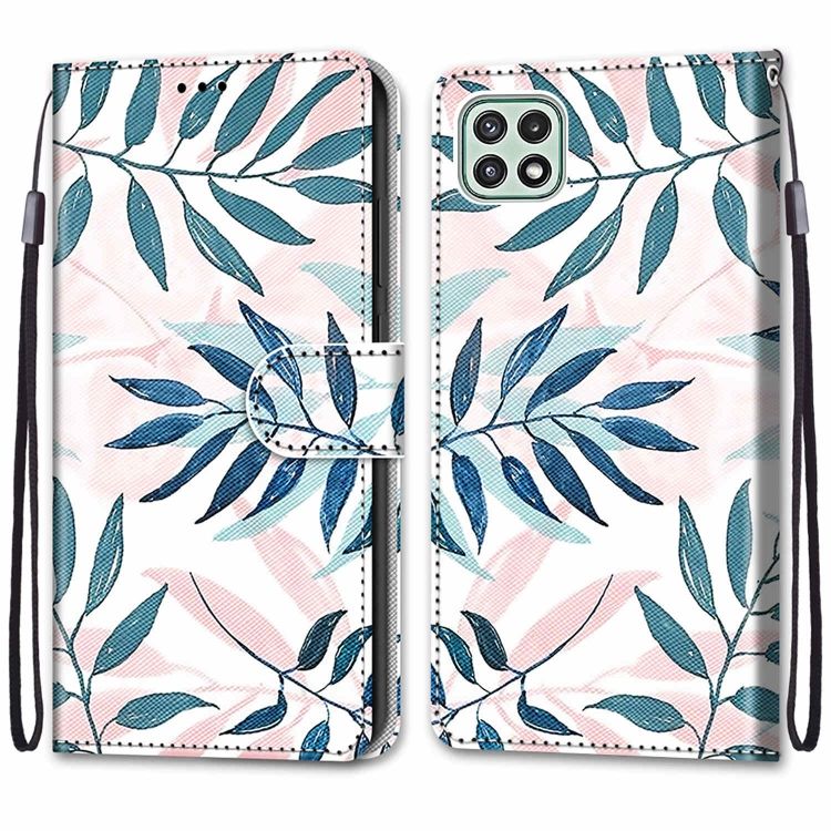 Knižkové puzdro Trendy Cross case Listy – Samsung Galaxy A22 5G | Kryty na mobil Kryty na mobil | Knižkové puzdro Trendy Cross case Listy – Samsung Galaxy A22 5G | Kryty na mobil