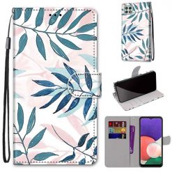 Kryty na mobil | Knižkové puzdro Trendy Cross case Listy – Samsung Galaxy A22 5G | Kryty na mobil
